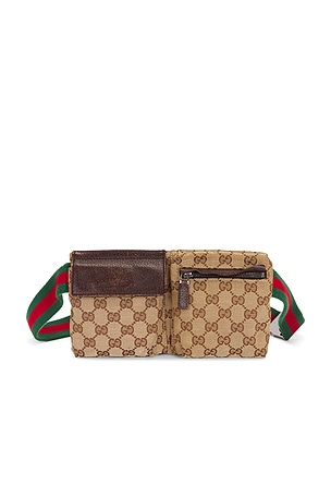 Gucci Double Pocket Belt Bag FWRD Renew