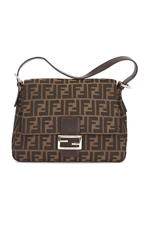Fendi Zucca Mama Forever Baguette Shoulder Bag FWRD Renew