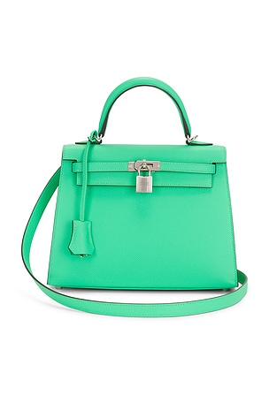 Hermes Epsom Kelly 25 Sellier Handbag FWRD Renew