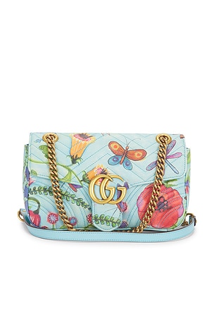 Gucci X Unskilled Worker GG Marmont Shoulder Bag FWRD Renew