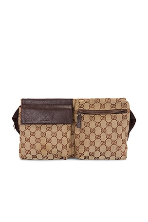 Gucci Double Pocket Belt Bag FWRD Renew