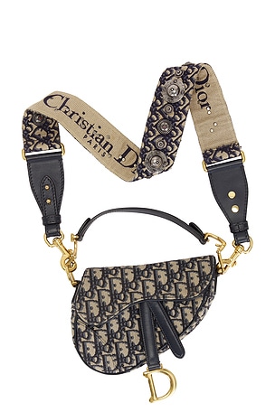 Dior Trotter Oblique Mini Saddle Bag FWRD Renew