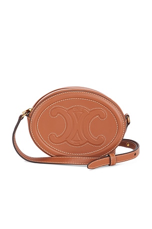 Celine Triomphe Small Oval Crossbody Bag FWRD Renew