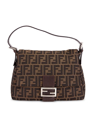 Fendi Zucca Mama Forever Baguette Shoulder Bag FWRD Renew