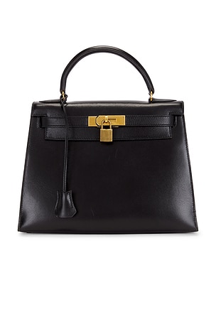Hermes Box Kelly 28 Sellier Handbag FWRD Renew
