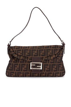 Fendi Zucca Baguette Shoulder Bag FWRD Renew