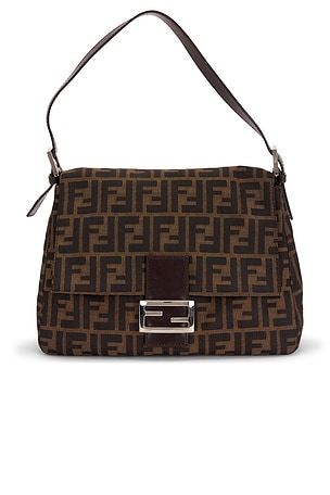 Fendi Zucca Mama Forever Baguette Shoulder Bag FWRD Renew