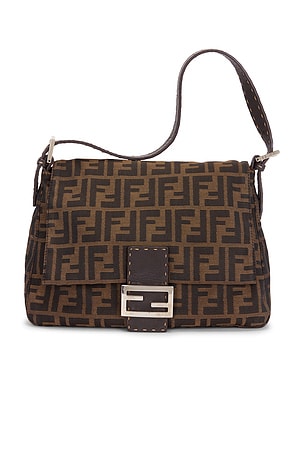 Fendi Zucca Mama Forever Baguette Shoulder Bag FWRD Renew