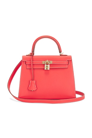 Hermes Epsom Verso Kelly 25 Sellier Handbag FWRD Renew