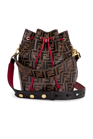 Fendi Vitello Grace F is Fendi Mon Tresor Bucket Bag FWRD Renew