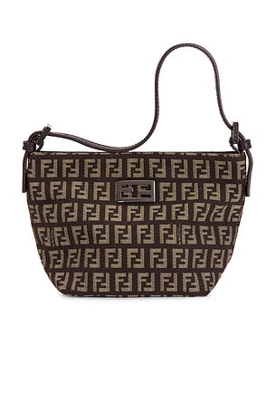 Fendi Zucchino Shoulder Bag FWRD Renew