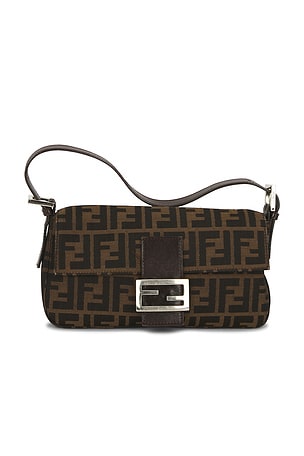 Fendi Zucca Baguette Shoulder Bag FWRD Renew