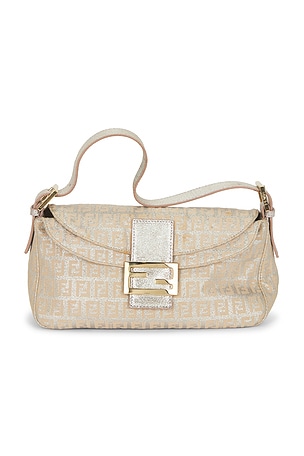 Fendi Zucchino Baguette Shoulder Bag FWRD Renew
