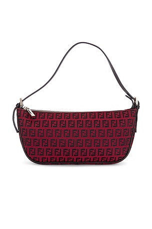 Fendi Zucchino Pochette Shoulder Bag FWRD Renew