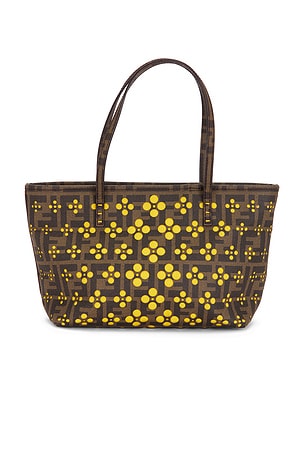 Fendi Zucca Flower-Perforated Roll Tote FWRD Renew