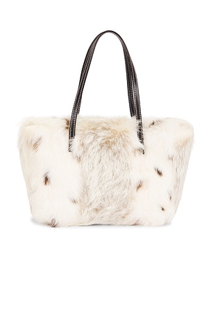 Fendi Rabbit Fur Tote Bag FWRD Renew