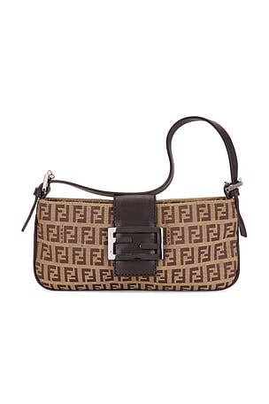 Fendi Zucchino Shoulder Bag FWRD Renew