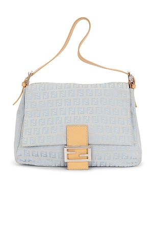 Fendi Zucchino Mama Baguette Shoulder Bag FWRD Renew
