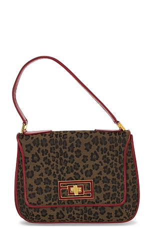 Fendi Leopard Shoulder Bag FWRD Renew
