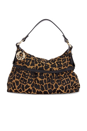 Fendi Leopard Chef Shoulder Bag FWRD Renew
