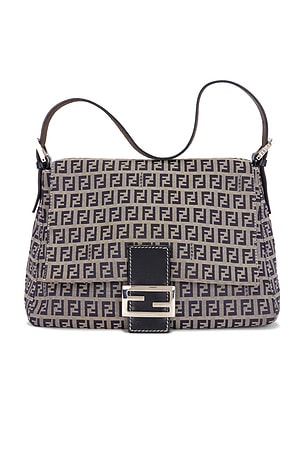 Fendi Zucchino Mama Baguette Shoulder Bag FWRD Renew