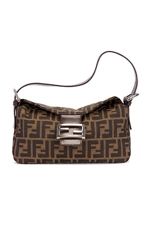 Fendi Zucca Baguette Shoulder Bag FWRD Renew