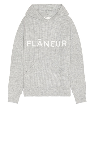 Knitted Logo Hoodie FLANEUR