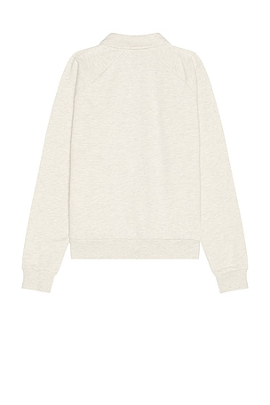 FLANEUR Signature Raglan Half Zip in Beige