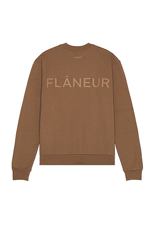 Tonal Logo Sweater FLANEUR