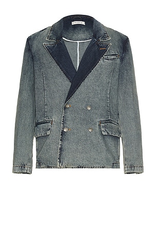 Denim Blazer New Indigo FLANEUR