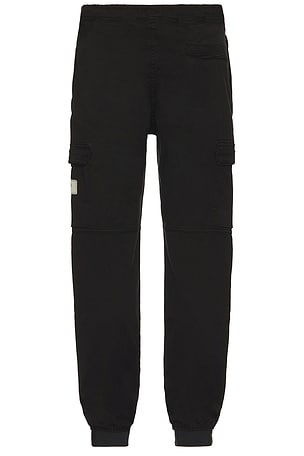 FLANEUR Atelier Slim Cargo Pants in Black