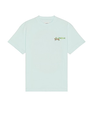 FLANEUR Lanterns of Love T-Shirt in Baby Blue