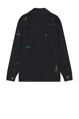 FLANEUR Relics Shirt in Blue
