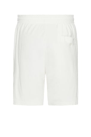 Frescobol Carioca Augusto Terry Cotton Blend Shorts in Cream