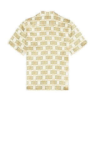 Frescobol Carioca Roberto Angra Cube Shirt in Cream