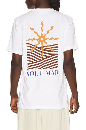 Frescobol carioca camiseta en color blanco