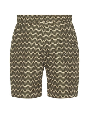 Frescobol Carioca Santos Swim Short in Olive