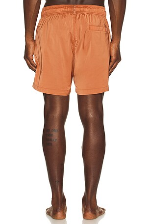 Frescobol Carioca Salvador Elasticated Swim Short in Orange. Size XXL/2X. Also