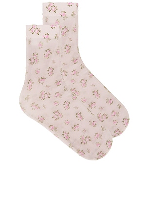 Floral Mid-calf Socks For Love & Lemons