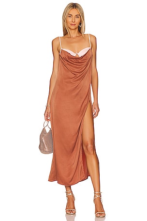 for love and lemons brown dress & Viv Maxi in Long Cheap Prom Dresses 2018 Jaded London Vida Backless color:pic color With its charming vintage