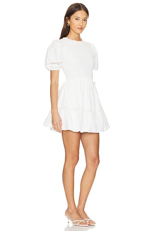 For Love & Lemons Sandy Mini Dress in White