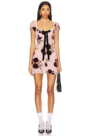 ROBE MINI EN VELOURS For Love & Lemons