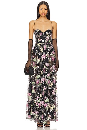 ROBE MAXI NIGHT FAIRY EMBROIDERED For Love & Lemons