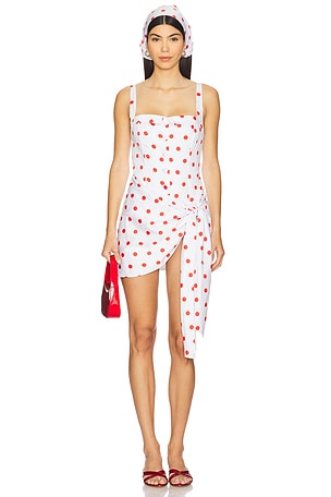 Red Dot Mini Dress For Love & Lemons