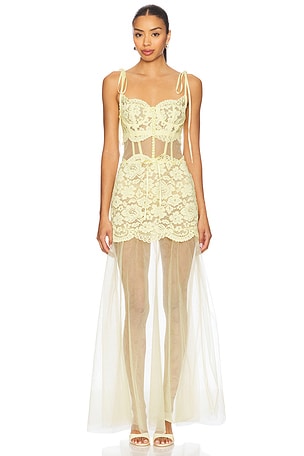 Viola Gown in White For Love & Lemons
