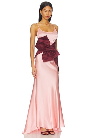 For Love & Lemons Leonora Gown in Pink