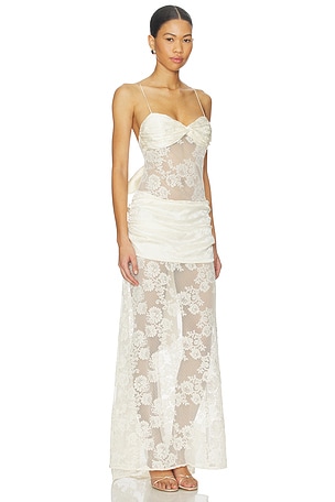 For love & Limóns vestido dress en color crema