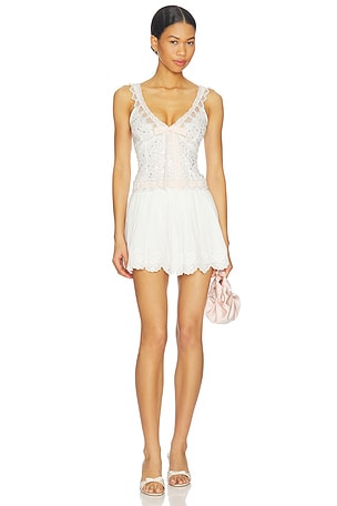 Locked Hearts Mini Dress For Love & Lemons