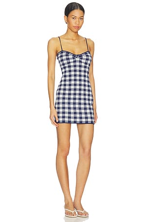 For love & Limóns vestido dress en color azul mareno