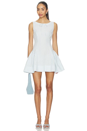 Scotch Bonnet Gingham Mini Dress For Love & Lemons